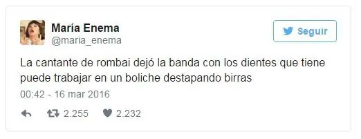 La cantante de Rombai deja la banda y así reaccionó Twitter La cantante de Rombai deja la banda y así reaccionó Twitter