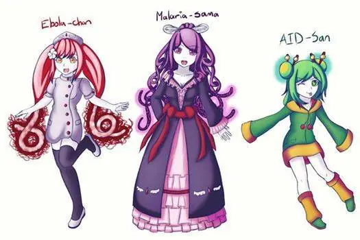 Ebola Chan- La enfermedad en chica anime Ebola Chan- La enfermedad en chica anime