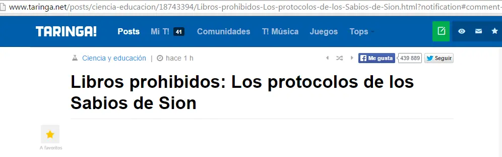 Desmintiendo [Los protocolos de los Sabios de Sion]