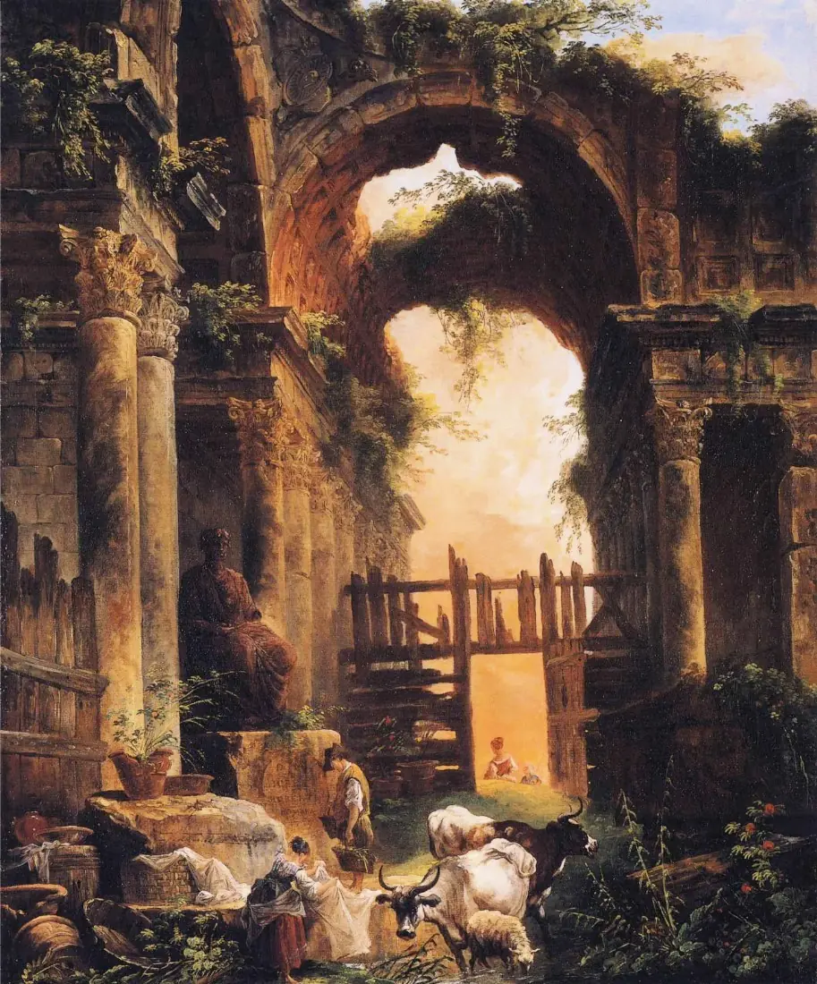Hubert Robert: De ruinas a paisajes