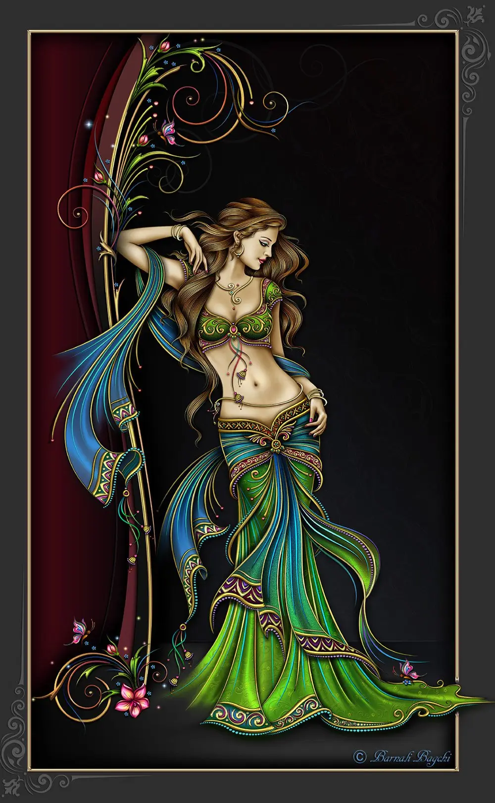 Una breve muestra del fascinante arte Barnali Bagchi
