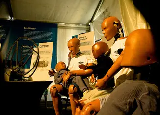 La historia de los crash test dummies