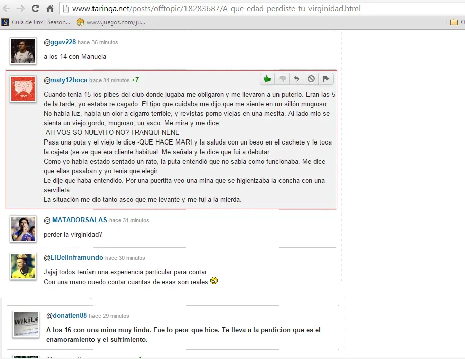 comentarios
