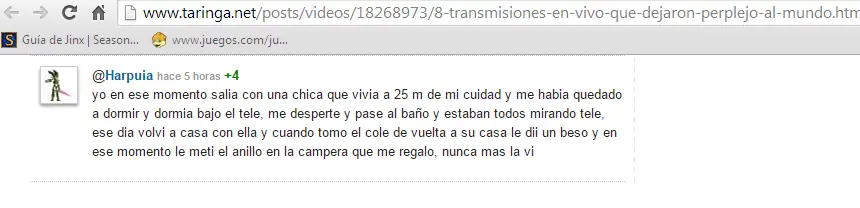 Recopilación de comentarios.