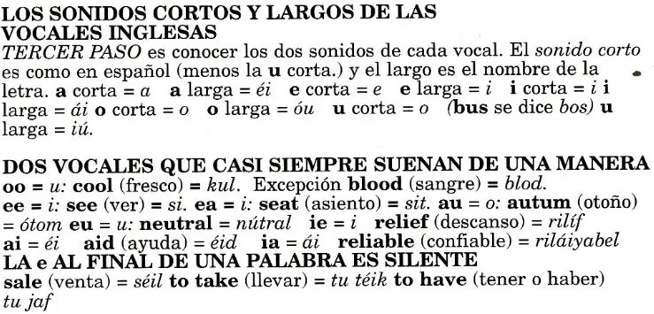 pronunciacion
