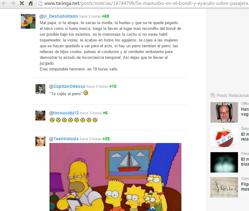 Recopilación de comentarios.