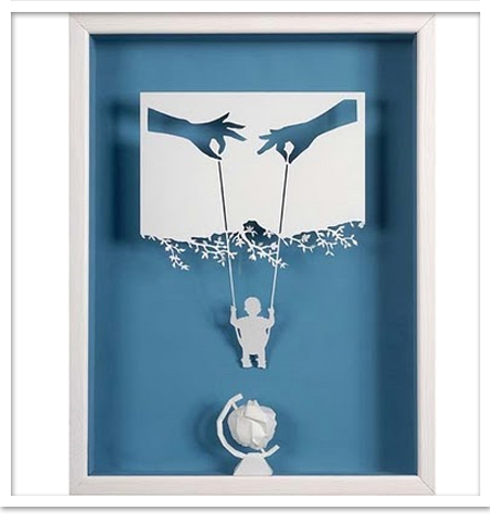 Mejor que el origami. Excelente [arte con papel]