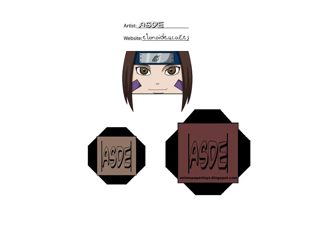 Imprimí Recorta y Arma tu Propio Muñeco de Naruto[+de100]