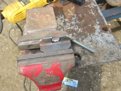 soporte artesano para amoladora