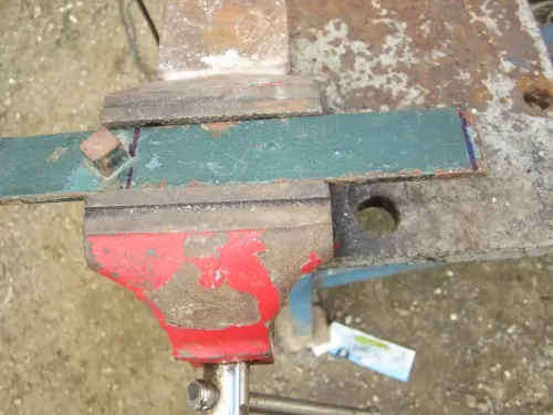 soporte artesano para amoladora