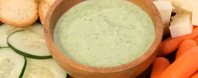 Dip de apio y queso para untar