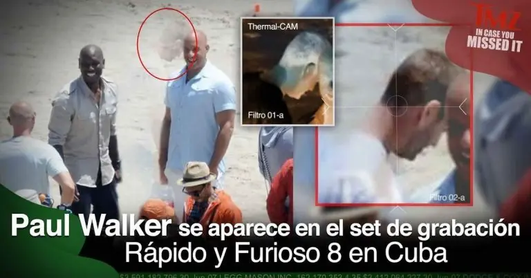 El fantasma de Paul Walker apareció en el set de “Furious 8