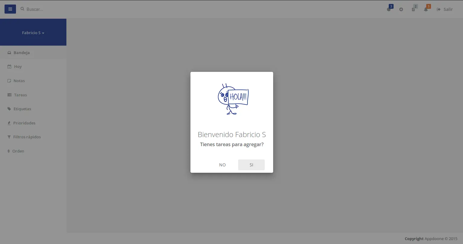Gestor de tareas - Appdoone