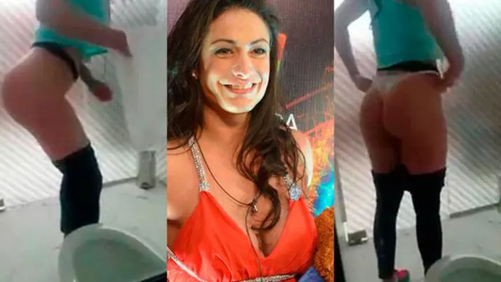 Se filtro un video de Macarena en el baño