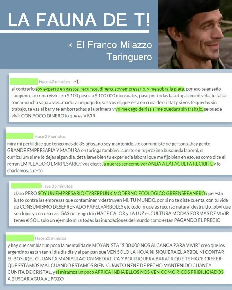 Un año de dibujos en Taringa