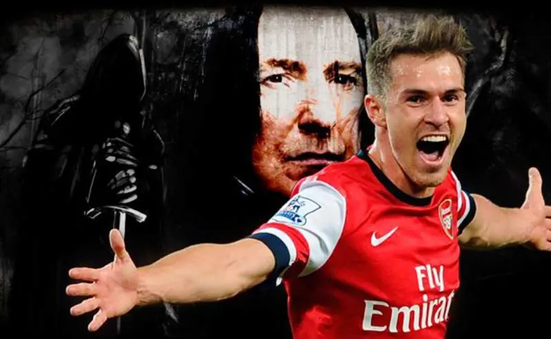 Ramsey anota otro gol y murió otro famoso, Alan Rickman