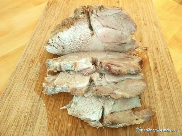 Receta de Cinta de lomo a la sal