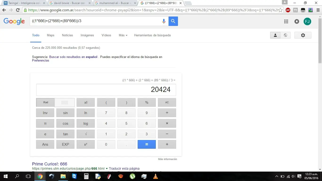 Hice una cuenta y le erre a la muerte de Bowie por unos días