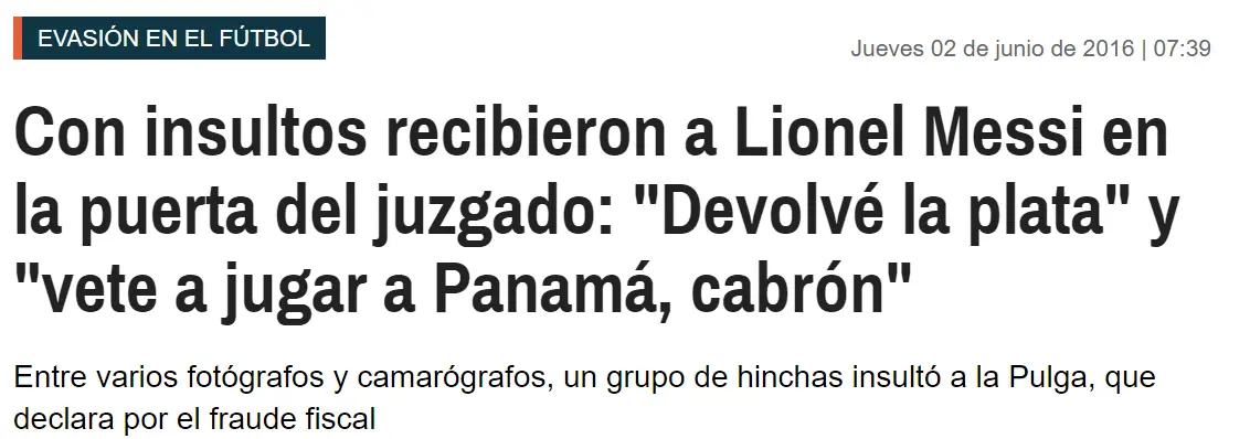 como Messi