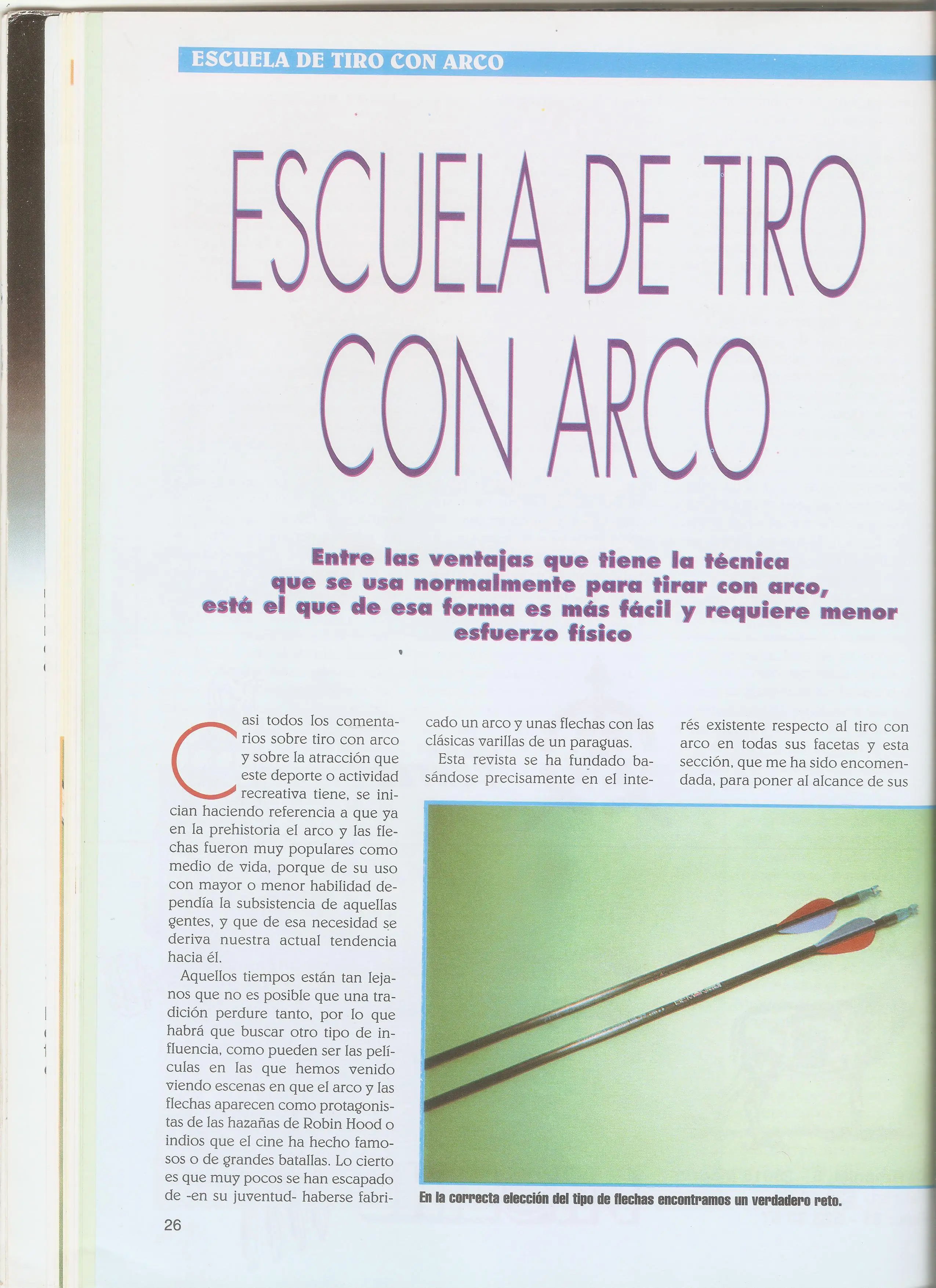 Arcos y flechas (revista nº1)