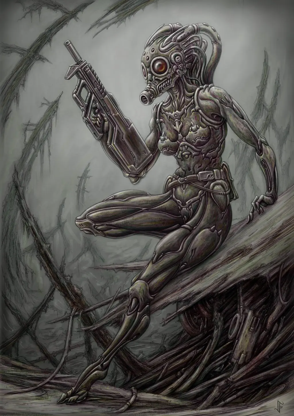El horror ilustrado por James Flaxman El horror ilustrado por James Flaxman