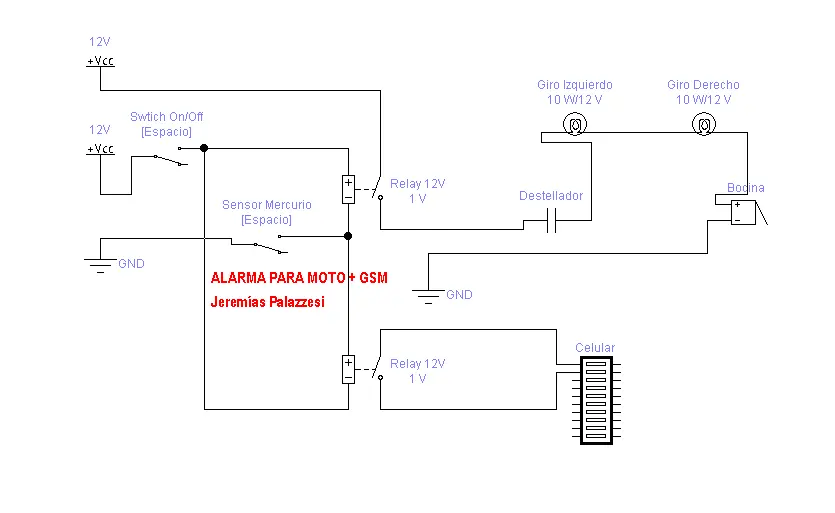 Fabrica tu propia alarma para moto con $140 pesos!
