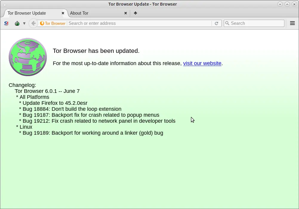 Tor 6 en Ubuntu