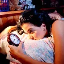 No dormis de noche?