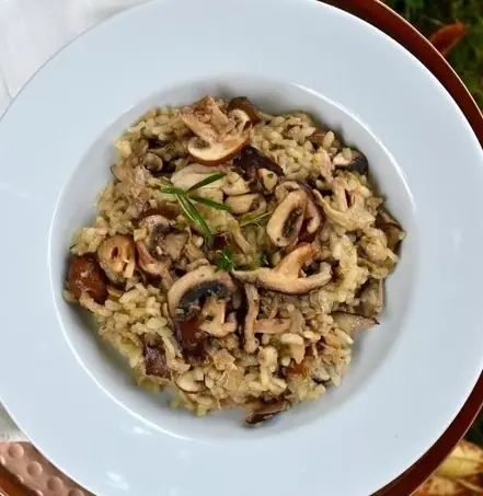Risotto de champignones