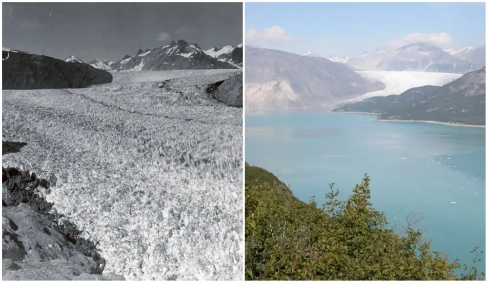 Algunas imagenes de la Tierra antes y ahora, hace falta mas?