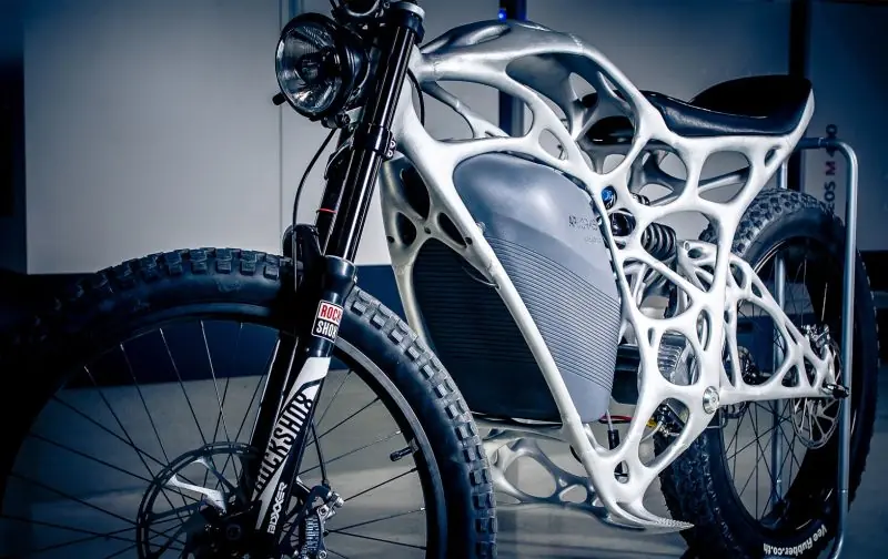 La primera moto eléctrica fabricada con impresora 3D