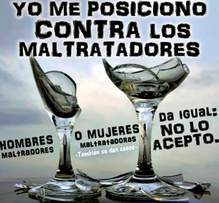 Los hombres maltratados por la mujer.