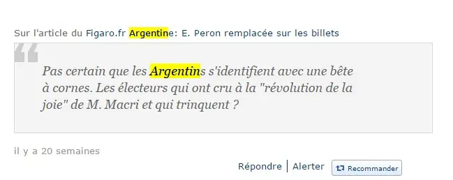(desmintiendo) En Francia se ríen de Argentina por Aranguren
