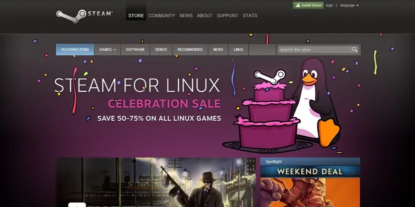 Steam para GNU/Linux: de 500 a casi 2300 en dos años