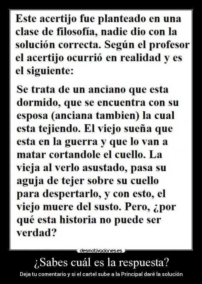 Acertijos para Taringueros aplicados
