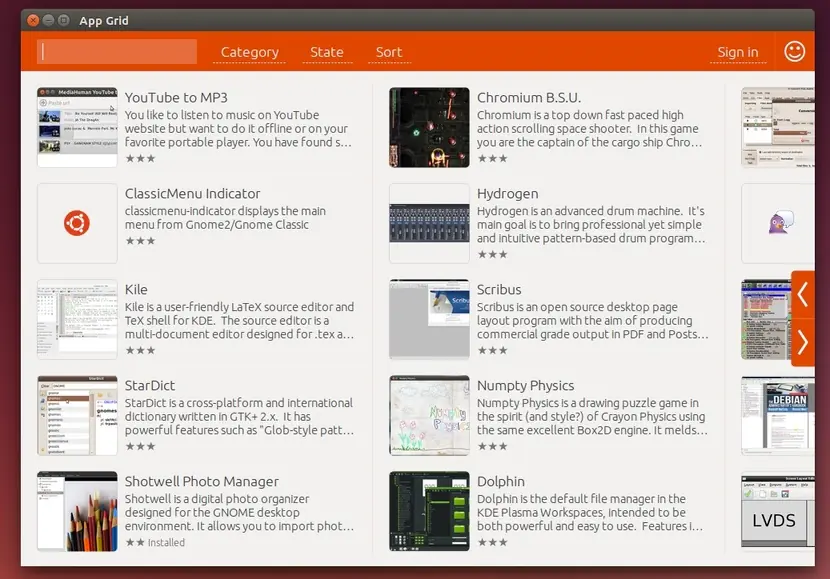 App Grid: centro de software alternativo