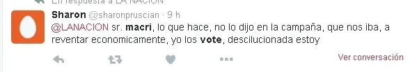 Los votantes PRO molestos del dia