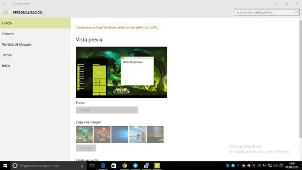 licencia windows 10