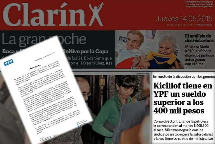 YPF respalda a Kicillof.