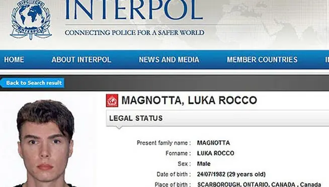 Asesino : Lukka Magnotta el descuartizador de montreal Asesino : Lukka Magnotta el descuartizador de montreal
