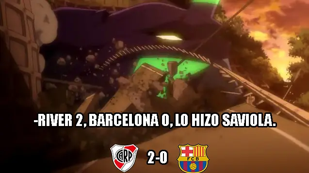 Neon Genesis Taringuelion: River vs Barça