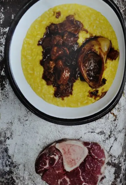 Rissoto con osobuco plato de 1er nivel barato
