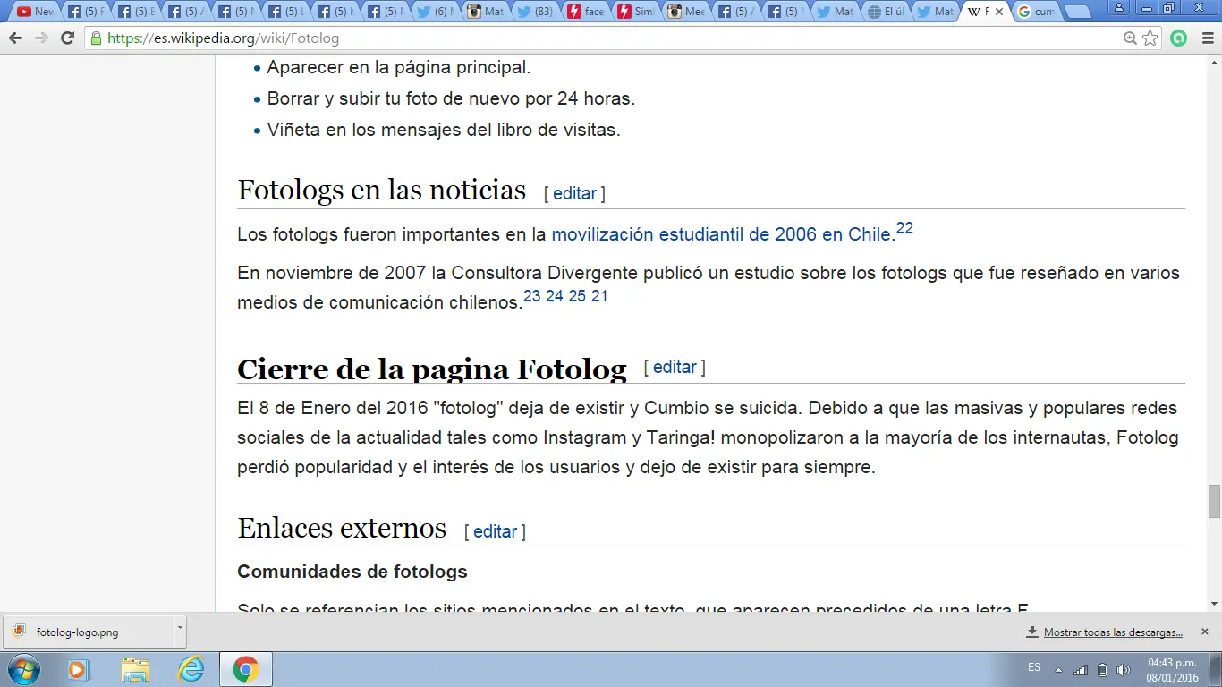 Muere Fotolog y se suicida Cumbio