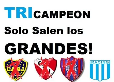 racing el mas grande.