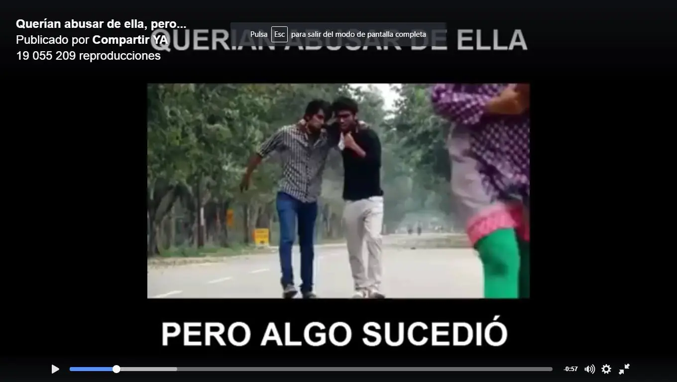 Querían abusar de ella, pero...