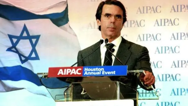 Ex presidente Aznar apoya política expansionista de Israel