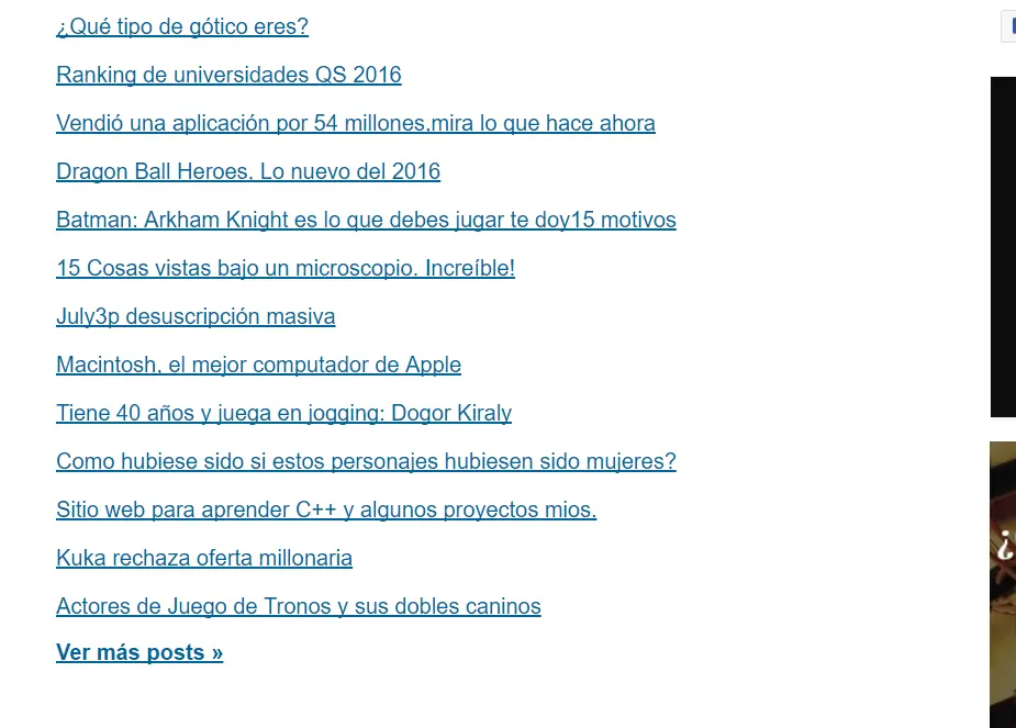 robo de posts
