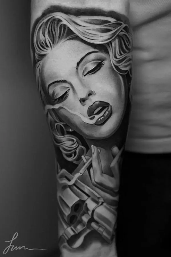 new school tattoo