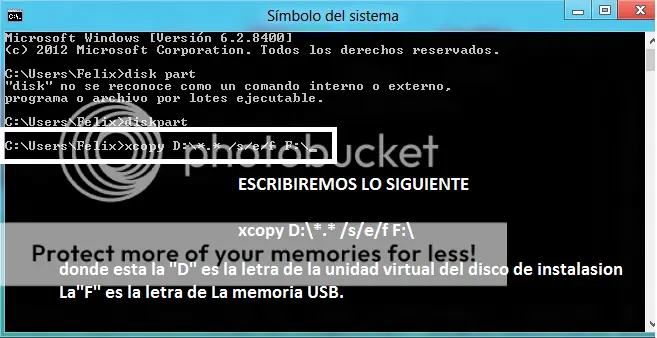 desde usb