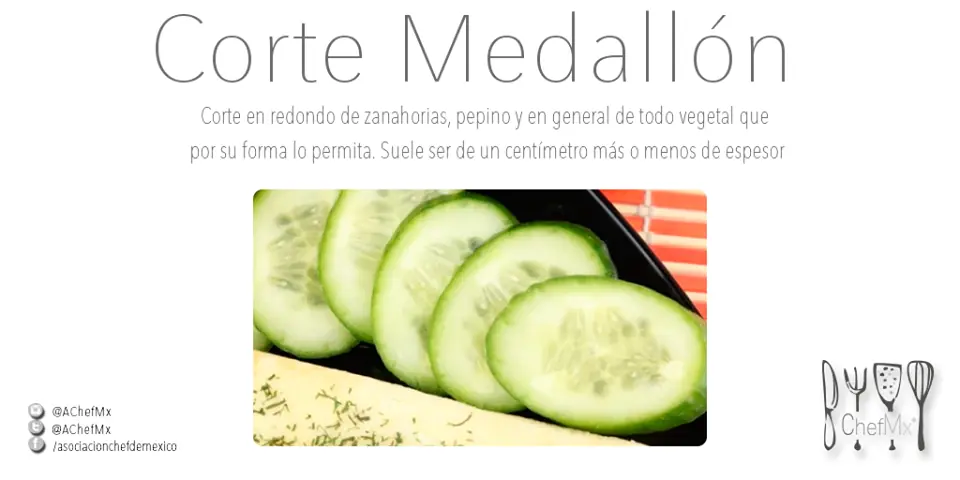 Tipos de corte de Vegetales.